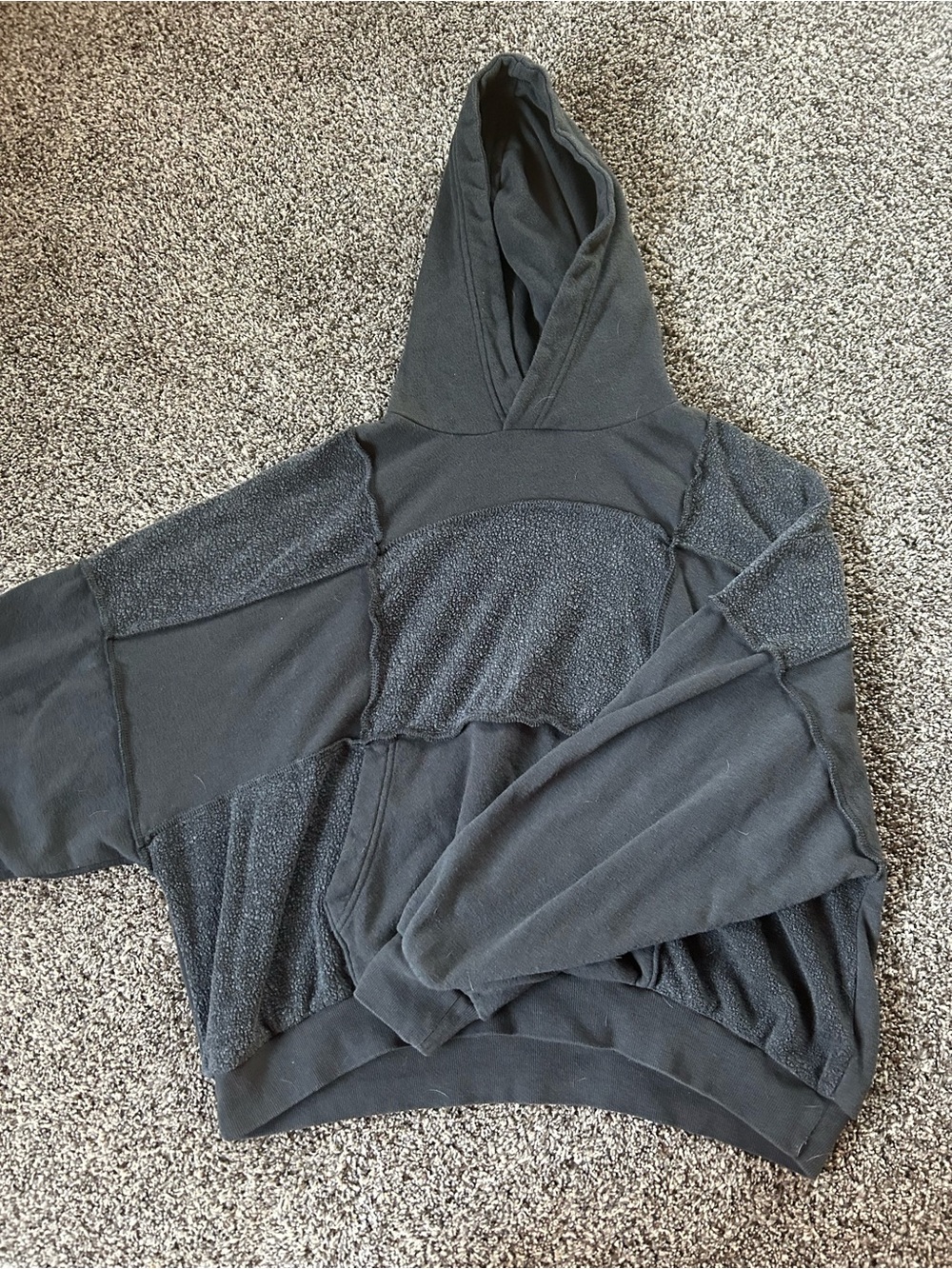 aerie charcoal gray hoodie - women's small